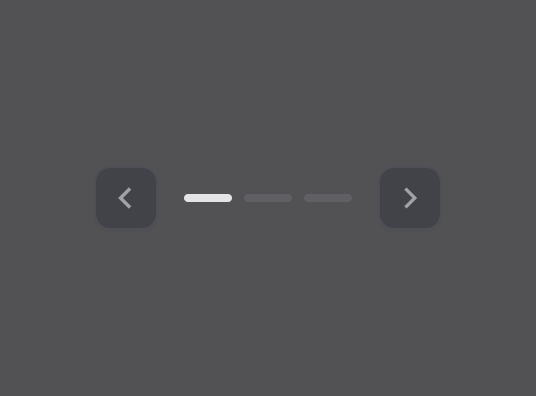 Pagination components dark